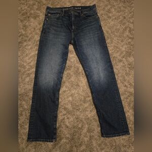 Mens American Eagle Original Straight Flex Jeans 33x32